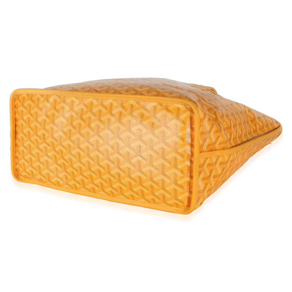 Goyard Yellow Goyardine Canvas Reversible Anjou PM - Picture 6 of 7